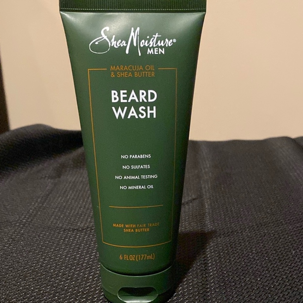 New, Shea Moisture Green Cleanser Beard Wash